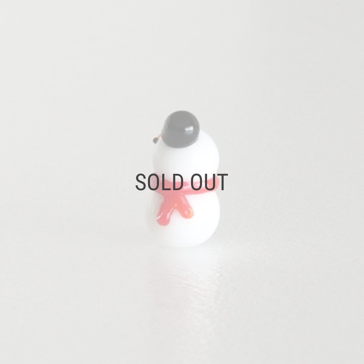 画像3: 【The Joy Luck Club】 ミニスノーマン　15mm　mini snowman  　ガラス製　オブジェ　クリスマス　ミニチュア (3)