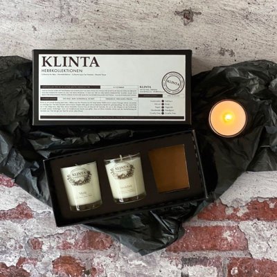 画像1: 【KLINTA】クリンタ　ギフトセット  メンズコレクション　マッサージキャンドル　アロマキャンドル　キャンドル　アロマ　３個セット　ギフト　プレゼント　