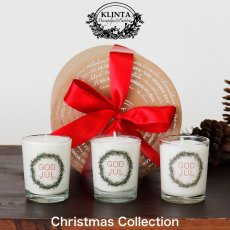 画像1: 【KLINTA】クリンタ　Nature Ave限定 クリスマスコレクション　マッサージキャンドル　ギフトセット オレンジ＆クローブ　チェリーアップル＆シナモン　ゴールド・フランキンセンス＆ミルラ (1)