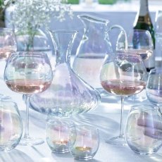 画像9: 【LSA】PEARL  ワイングラス　460ml 　4個セット　吹きガラス　 PEARL  Red Wine Glass x 4　Mother of Pearl  箱入り ハンドメイド ポーランド製 (9)