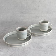 画像4: 【 Gift 】Lien 　カップ＆プレート　ペアセット 　リヤン　 マグカップ　プレートM 21cm 　磁器　日本製　ピンク　グレー (4)