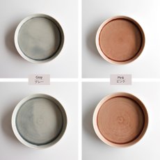 画像6: 【 Gift 】Lien 　プレート　M&L ペアセット 　リヤン　プレートM 21cm 　プレートL 24cm　磁器　日本製　ピンク　グレー (6)