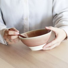 画像4: 【Lien】リヤン　磁器　ボウルM　15cm グラデーション椀　スープ　小丼ぶり　器　陶器 (4)