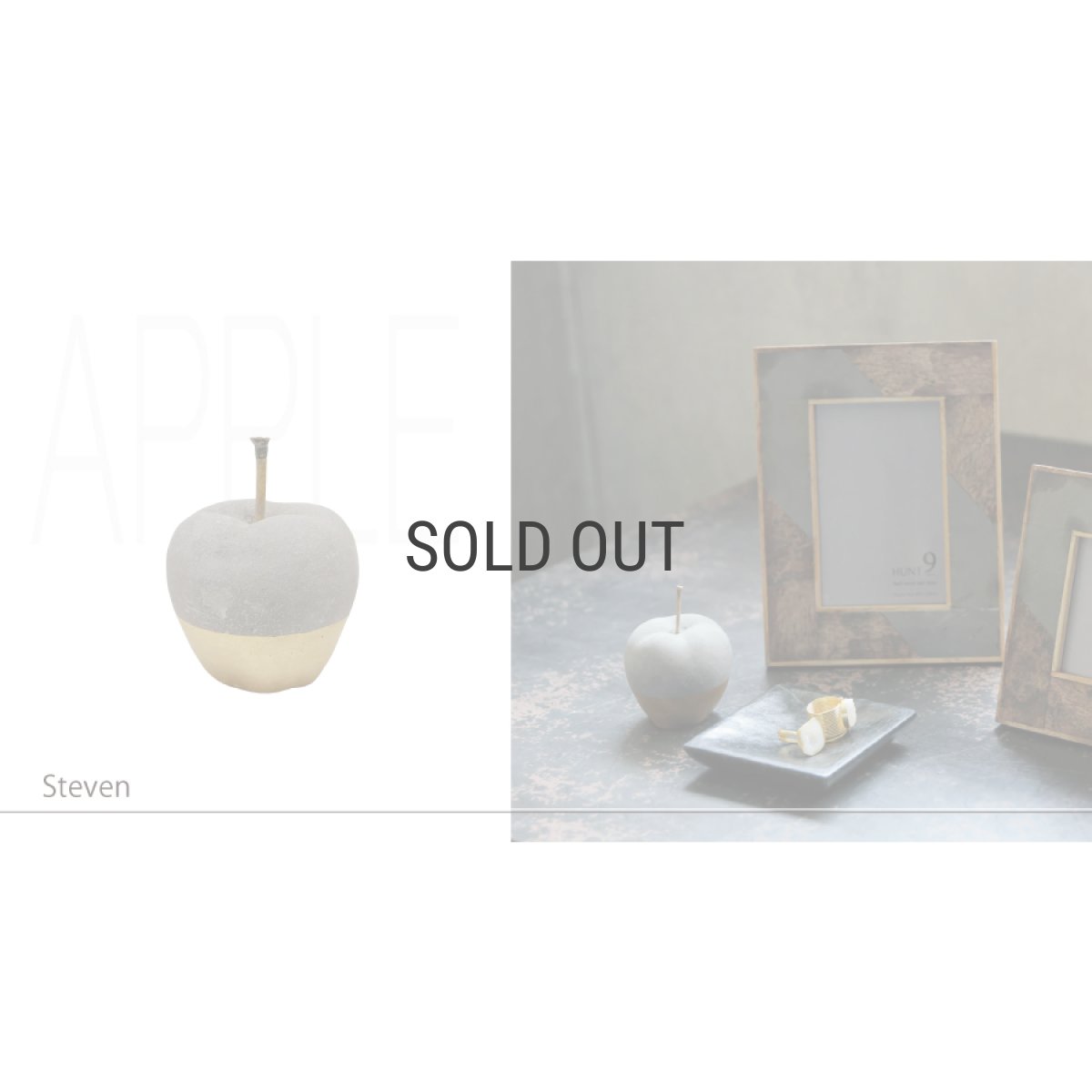 画像3: 【HUNT９】フルーツ　セメント　オブジェ　アップル　ペア　バナナ　Steven Lauren Wayne (3)