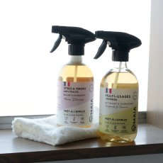 画像8: 【MAIA】　ガラス＆ミラークリーナー ホワイトフラワーの香り 500ml ｜ 窓・鏡用洗剤 拭き跡ゼロ 植物由来成分 マイア　フランス製 (8)