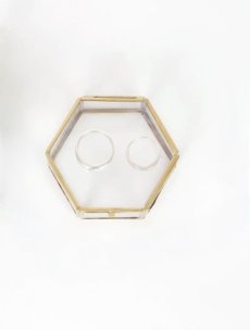 画像11: 【MALAIKA】六角ガラスケース　インテリアに　小物入れ　（S・M・L・XL）　インド製　アンティーク調 (11)