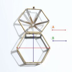 画像7: 【MALAIKA】サーカステント　ガラスケース　インテリアに　小物入れ　（S・M）　インド製　アンティーク調 (7)