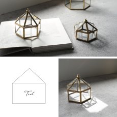 画像4: 【MALAIKA】サーカステント　ガラスケース　インテリアに　小物入れ　（S・M）　インド製　アンティーク調 (4)