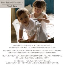 画像2: 【 MARL MARL】マールマール BFF 2  Noah  bear　ノア　ベア　ブランケット　おくるみ　ベビー用品 (2)