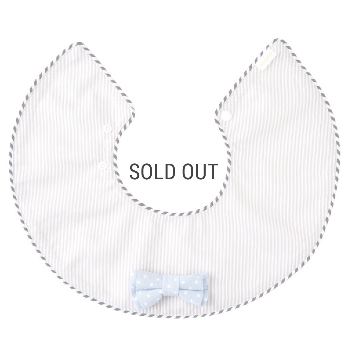 画像8: 【 MARL MARL】マールマール　スタイ　dolce 4 stripe x blue tie  bib　ベビー用品　 (8)