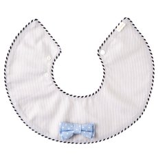 画像8: 【 MARL MARL】マールマール　スタイ　dolce 4 stripe x blue tie  bib　ベビー用品　 (8)