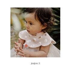 画像2: 【 MARL MARL】マールマール　スタイ　joujou 3 string pink  bib　ベビー用品　 (2)