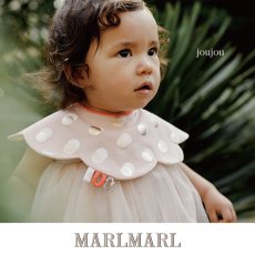 画像1: 【 MARL MARL】マールマール　スタイ　joujou 3 string pink  bib　ベビー用品　 (1)