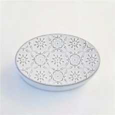 画像7: 【Chouette】シュエット　オーバルボックス 　ホワイト　菓子器　小物入れ　黒土　Des Pre　日本製　美濃焼 (7)