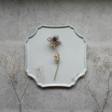 画像6: 【Chouette】シュエット　プレートL　25x25cm  ホワイト　黒土　Des Pre　日本製　美濃焼 (6)