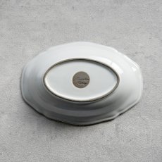 画像8: 【FICELLE】Elegan エレガン　深皿　DD  黒土　 クラシカルプレート　グレイ　フィセル 日本製　美濃焼　24.3 x 17 x 4.5cm (8)