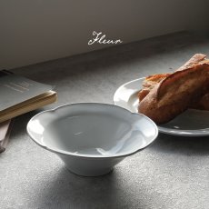 画像1: 【Fleur】フルール　ボウル　黒土　Des Pre　日本製　美濃焼　16.5 x 14 x 5.5cm   (1)