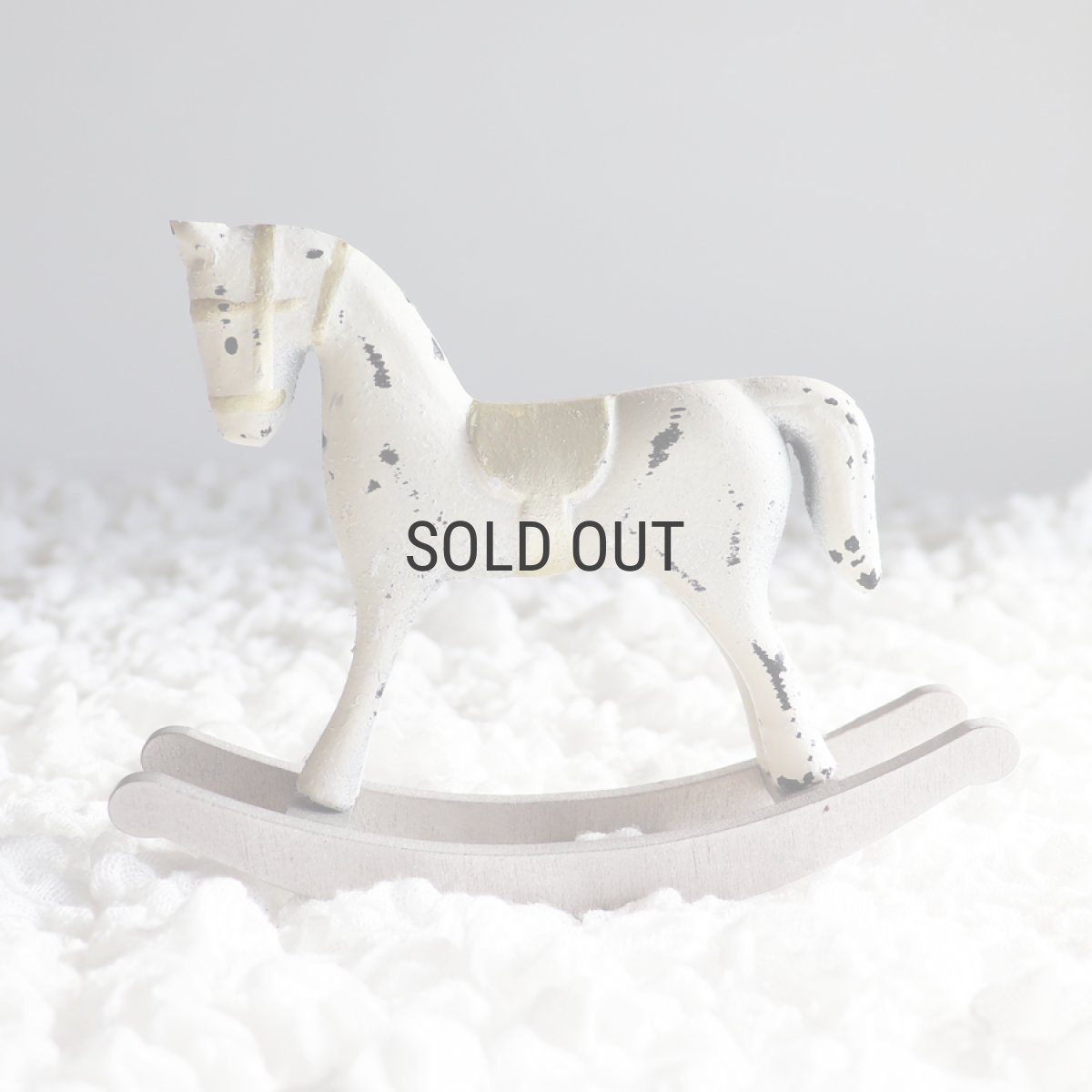 画像4: 【 MNM 】ウッドロッキングホース　スタンド　木馬　オブジェ　木製　アンティーク調　H11.5cm (4)