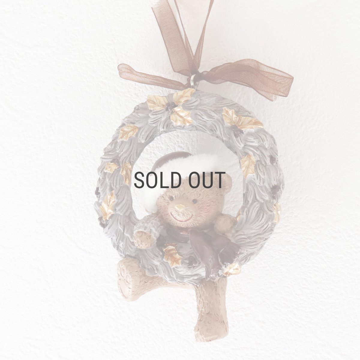 画像5: 【 MNM 】ベアーオーナメント　プレゼント　リース　テディベア　H8cm　H10cm (5)