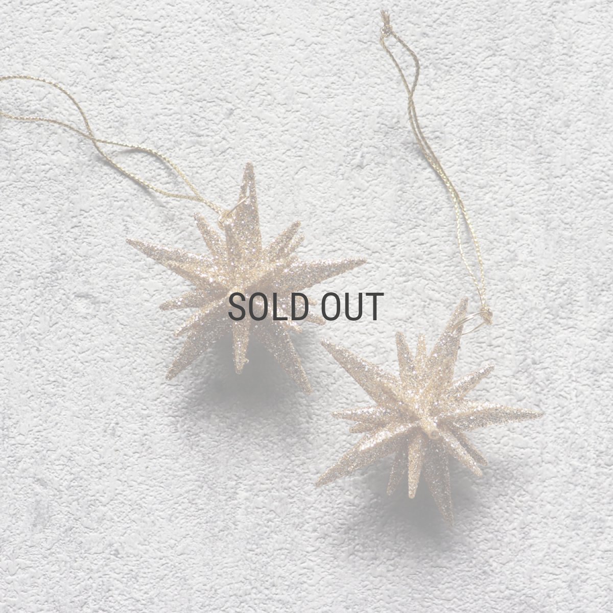 画像4: 【 MNM 】スパイキースターオーナメント　2個セット　ゴールド　シルバー　H5cm (4)