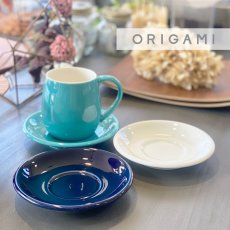 画像1: 【ORIGAMI】ラテボウル専用ソーサー　６オンス８オンス 10 オンス 　ソーサー　オリガミ　珈琲　磁器　日本製　Latte Bowl Saucer Clear color (1)