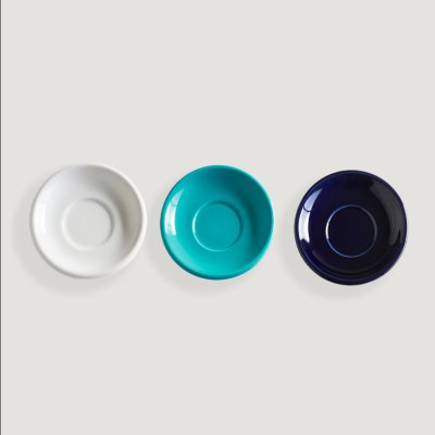 画像1: 【ORIGAMI】ラテボウル専用ソーサー　６オンス８オンス 10 オンス 　ソーサー　オリガミ　珈琲　磁器　日本製　Latte Bowl Saucer Clear color