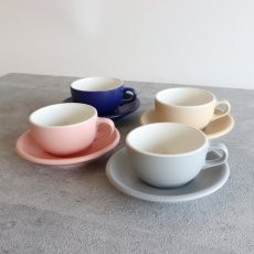 画像6: 【ORIGAMI】マットカラー　ラテボウル専用ソーサー　６オンス８オンス 10 オンス 　ソーサー　オリガミ　珈琲　磁器　日本製　Latte Bowl Saucer Mat color (6)