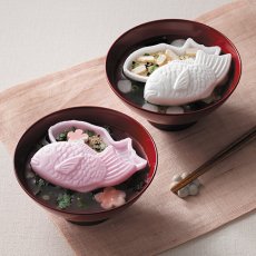 画像4: 【OCEAN & TERRE 】　紅白鯛のお吸い物最中　１個　お吸い物（鯛・昆布）　ギフト　お土産に！ (4)
