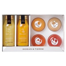 画像2: 【 OCEAN＆TERRE 】フルーツジュース＆ ゼリーセットD　(ジュース2本・ゼリー４個） ギフト　夏のご挨拶に！お土産に！ (2)