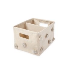 画像8: 【Pehr】 ペア ポンポンストレージ　Hide Away caddy (SS)　ハイドアウェイ　キャディー　28x16x20cm 角型　布製ストレージ　キャンパス地　物入れ　おもちゃ入れ　収納　バッグ　インド製　カナダ (8)