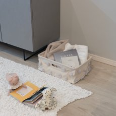画像9: 【Pehr】 ペア ポンポンストレージ　Hide Away small (S)　ハイドアウェイ　スモール　角型　405x160x300mm 布製ストレージ　キャンパス地　物入れ　おもちゃ入れ　収納　バッグ　インド製　カナダ (9)
