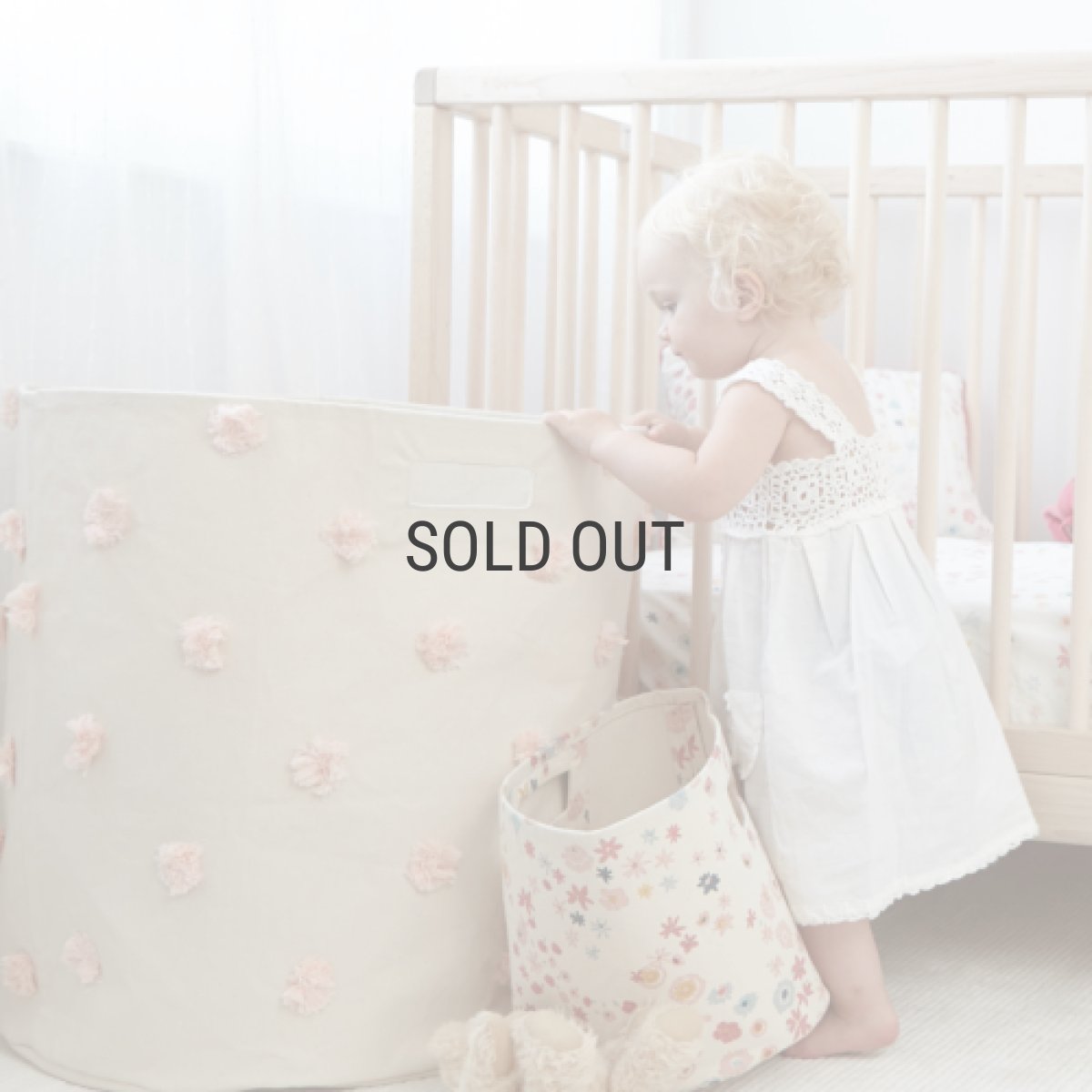 画像3: 【Pehr】ペア 　ポンポンストレージ　Hamper (XXL)　ハンパー　布製ストレージ　キャンパス地　物入れ　おもちゃ入れ　収納　バッグ　インド製　カナダ (3)