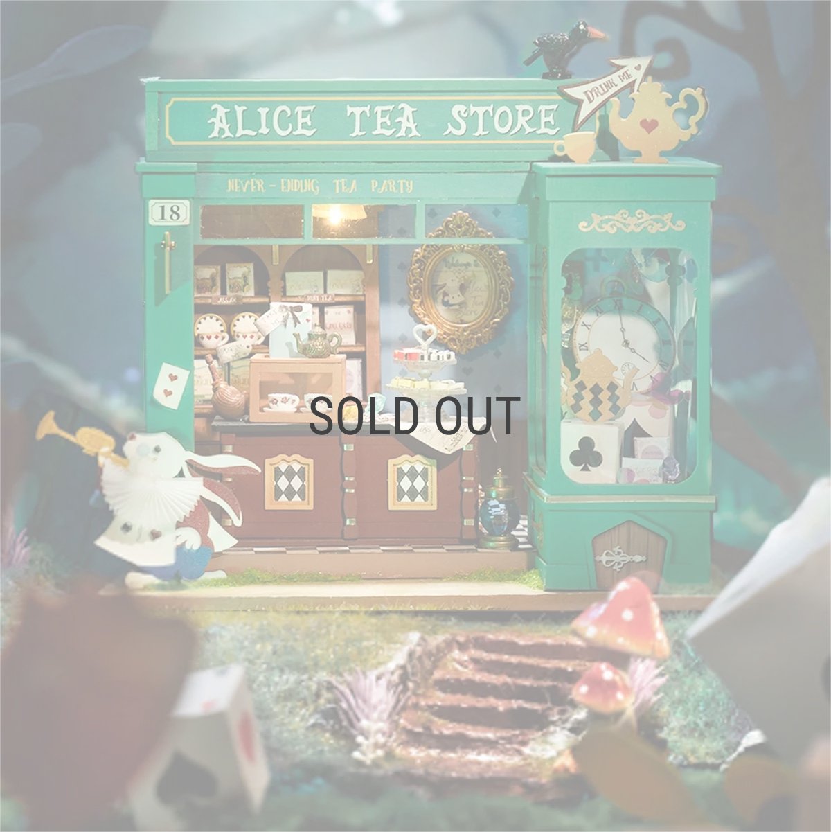画像1: 【Rolife】  アリスのティーストア　Alice's Tea Store   DIY ミニチュア　ドールハウス　DG156 (1)