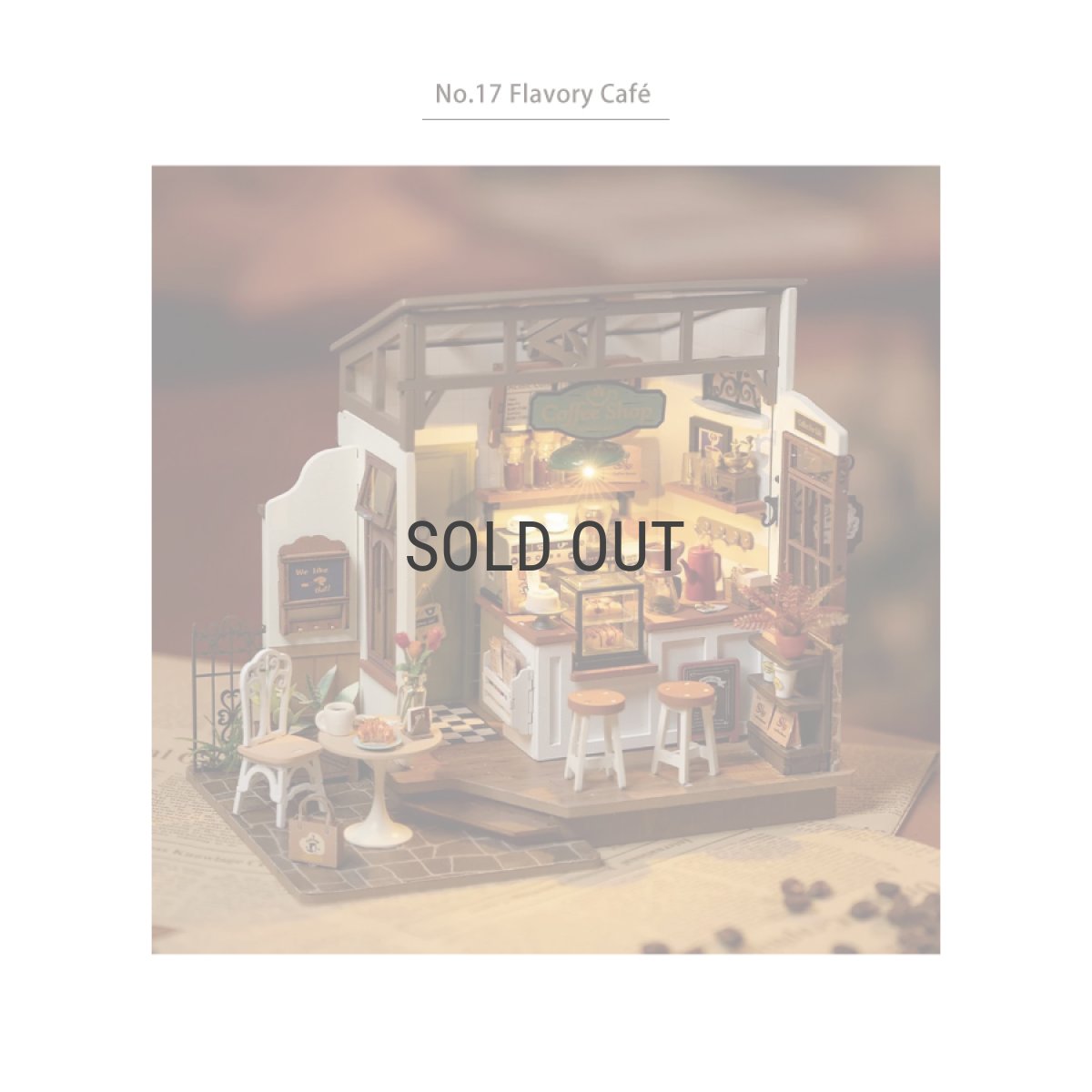 画像3: 【Rolife】  No.17 喫茶店　カフェ　cafe  DIY ミニチュア　ドールハウス　DG162 (3)