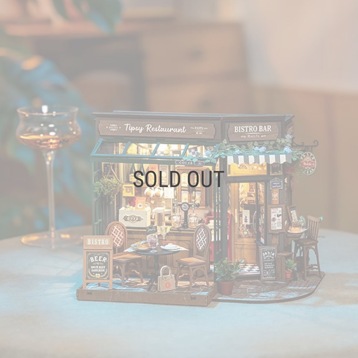画像1: 【Rolife】ティプシーレストラン　Tipsy Restaurant  DIY ミニチュア　ドールハウス　DG167 (1)