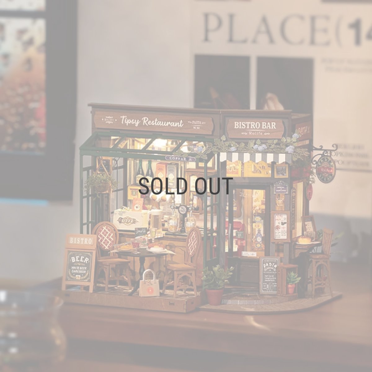 画像7: 【Rolife】ティプシーレストラン　Tipsy Restaurant  DIY ミニチュア　ドールハウス　DG167 (7)