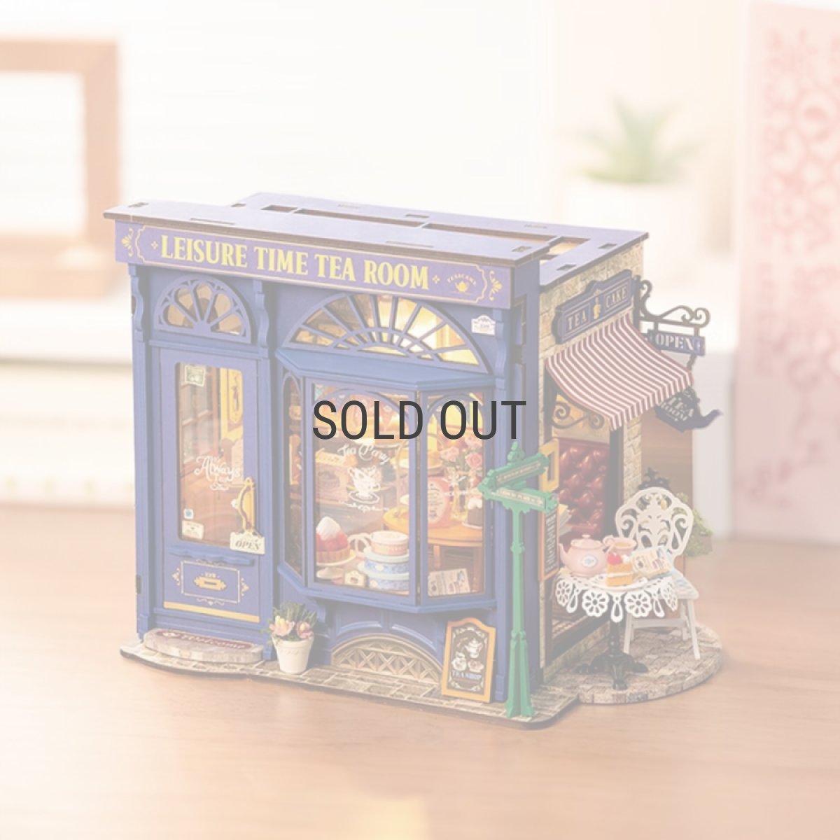 画像1: 【Rolife】レジャータイム ティールーム  Leisure Time Tea Room DIY ミニチュア　ドールハウス　DG171　 (1)