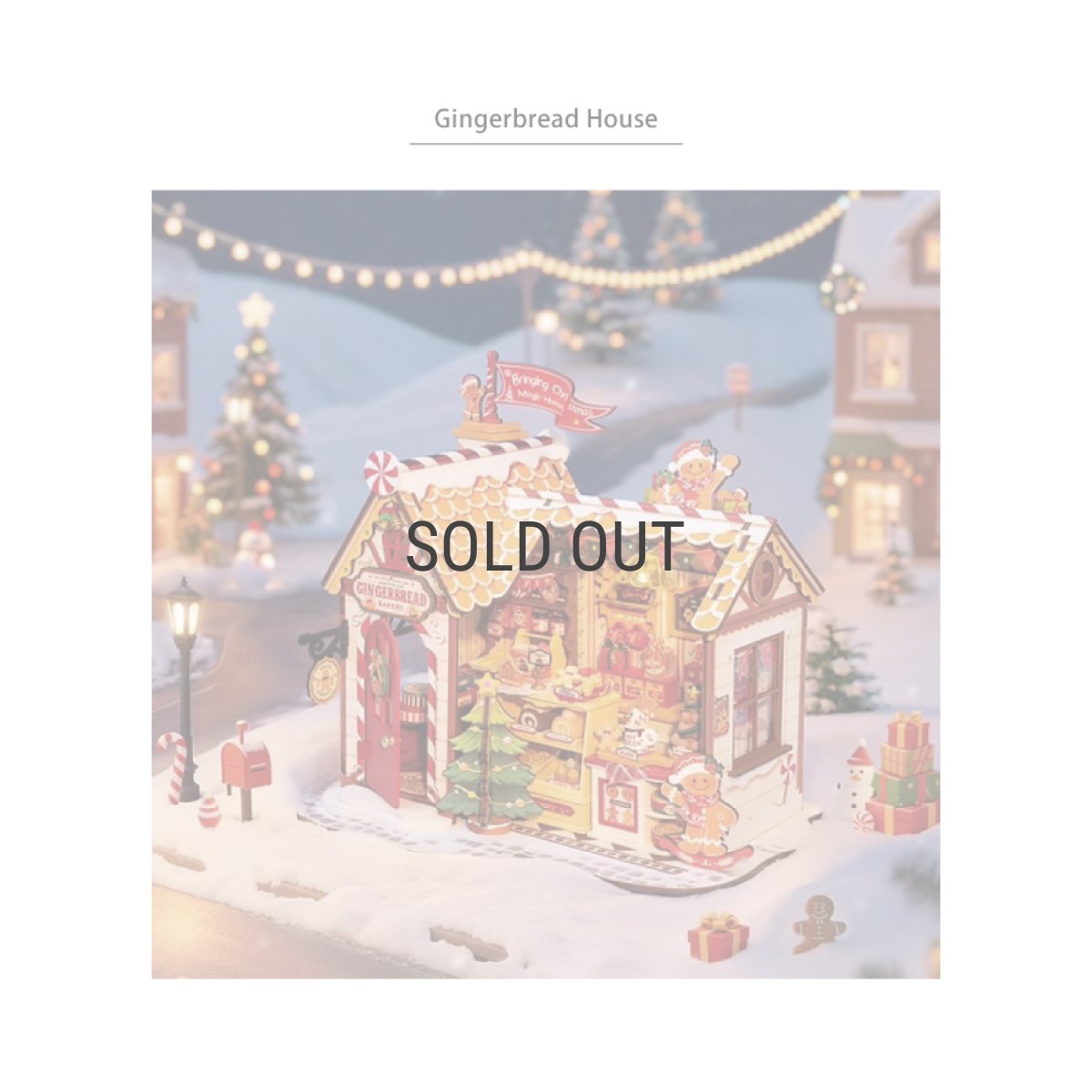 画像3: 【Rolife】  ジンジャーブレッドハウス　Ginger Bread House   DIY ミニチュア　ドールハウス　英語版　DG176 クリスマス (3)
