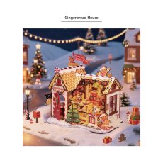 画像3: 【Rolife】  ジンジャーブレッドハウス　Ginger Bread House   DIY ミニチュア　ドールハウス　英語版　DG176 クリスマス (3)