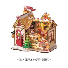 画像10: 【Rolife】  ジンジャーブレッドハウス　Ginger Bread House   DIY ミニチュア　ドールハウス　英語版　DG176 クリスマス (10)