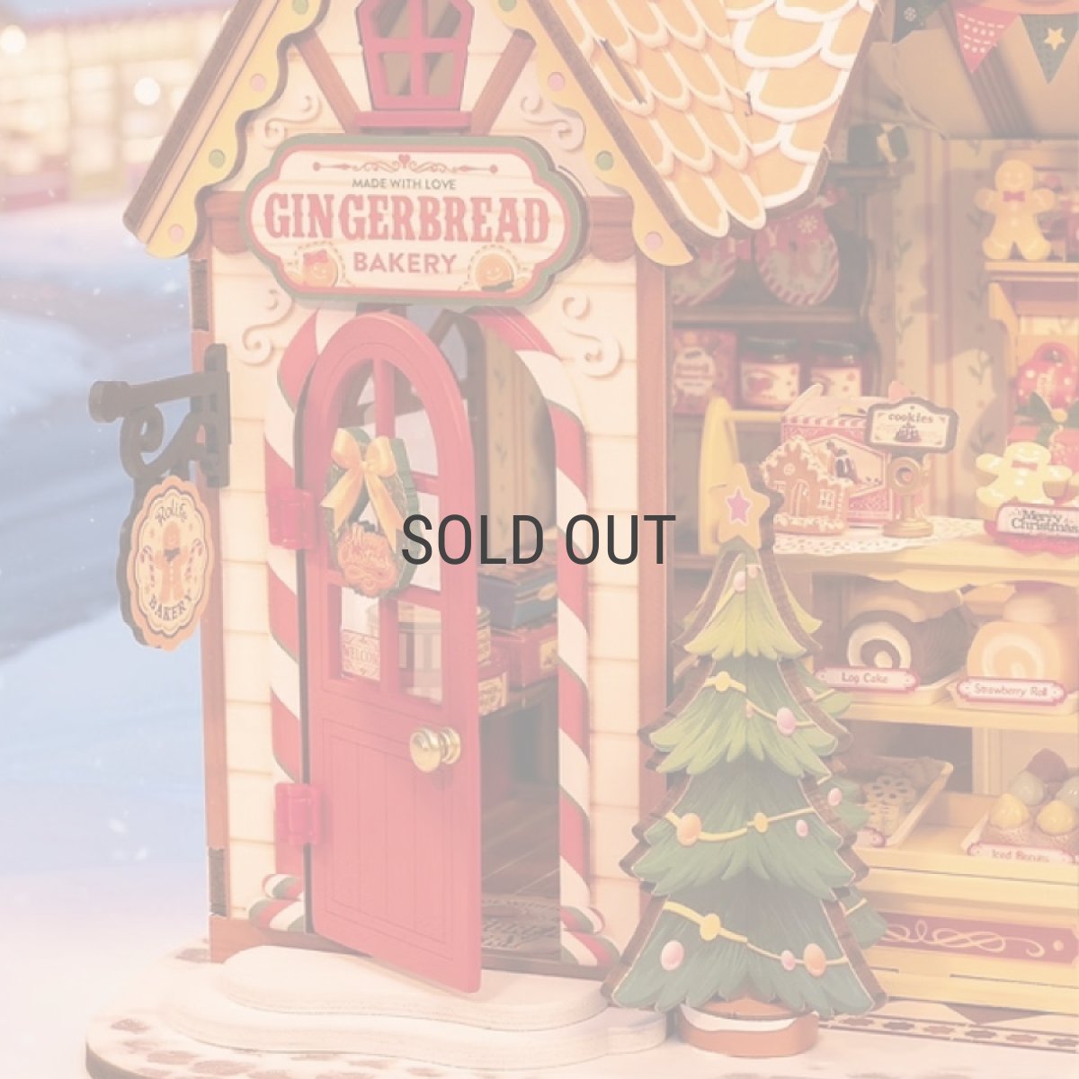 画像7: 【Rolife】  ジンジャーブレッドハウス　Ginger Bread House   DIY ミニチュア　ドールハウス　英語版　DG176 クリスマス (7)