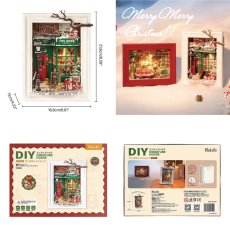 画像6: 【Rolife】サンタのトイショップ　Santa's Toy Shop  クリスマスフレーム　３Dウッドパズル　ミニチュア　DIY  (6)