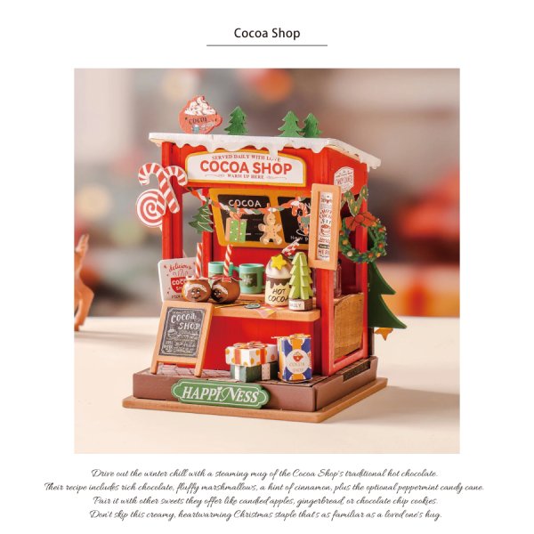 Rolife】 クリスマス ココアショップ Christmas Cocoa Shop DIY