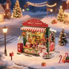 画像1: 【Rolife】クリスマスキャンディハウス　Christmas Candy House   DIY ミニチュア　ドールハウス　クリスマス　DS043  (1)