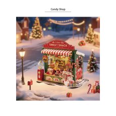 画像3: 【Rolife】クリスマスキャンディハウス　Christmas Candy House   DIY ミニチュア　ドールハウス　クリスマス　DS043  (3)