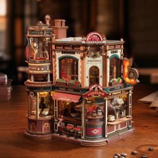 画像9: 【Rolife】 ドリームコーヒー工場　Dream Coffee Factory  英語版説明書　ウッドパズル　ミニチュア  DIY  (9)