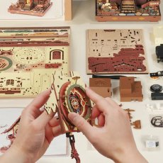 画像7: 【Rolife】 カッコウ時計　Art in Time's Tick Cuckoo Clock  時計　英語版説明書　木製オルゴール ウッドパズル　ミニチュア  DIY (7)