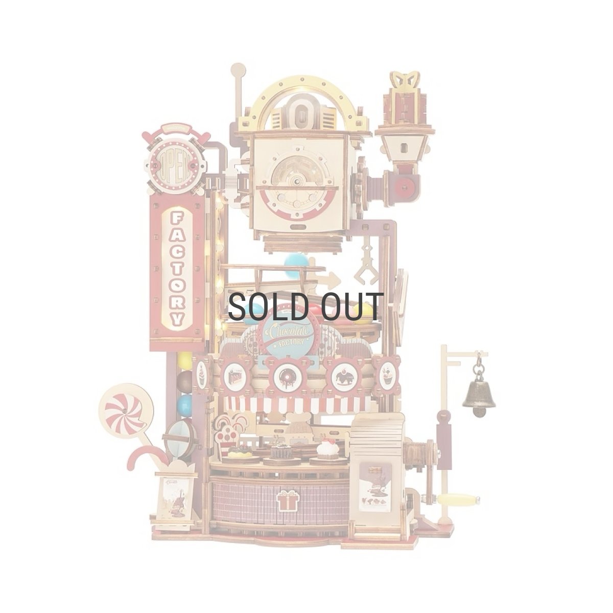 画像10: 【Rolife】お菓子工場　Marble Run -Sweets Factory 　マーブルラン　スイーツファクトリー　ウッドパズル　ミニチュア LGA02 (10)