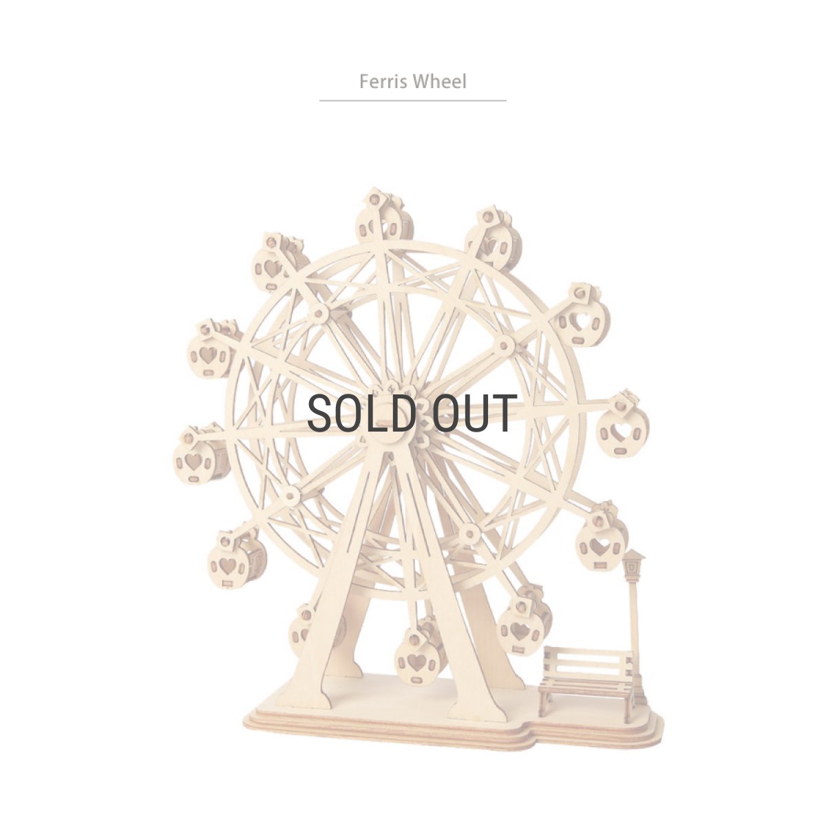 画像3: 【Rolife】観覧車　Ferris Wheel  ３D　ウッドパズル　木製パズル　DIY　ミニチュア模型 (3)