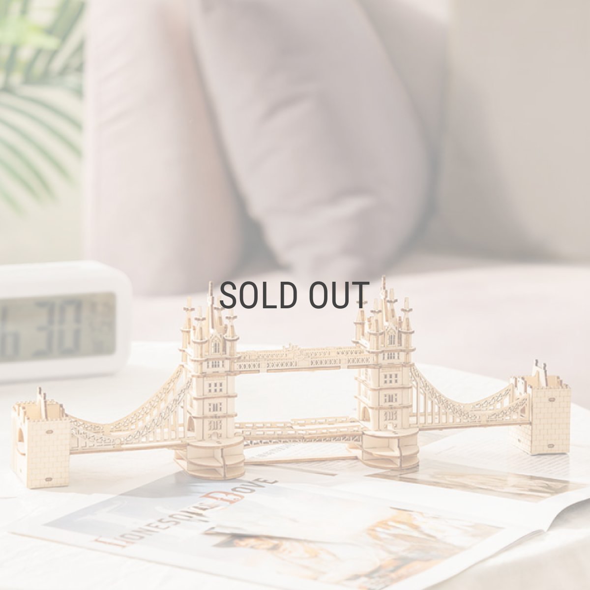 画像1: 【Rolife】タワーブリッジ Tower Bridge ３D　木製パズル　DIY 　ミニチュア模型 (1)